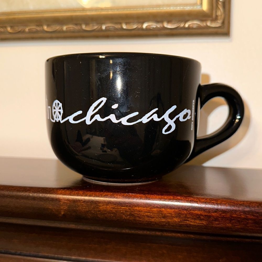 M Ware City Concepts Chicago City Scapes Black Tea Coffee Hot Chocolate Mug